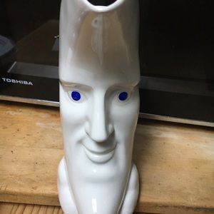 Vintage 1980 Pelzman Designs for Vandor made in Japan Man in the moon pitcher